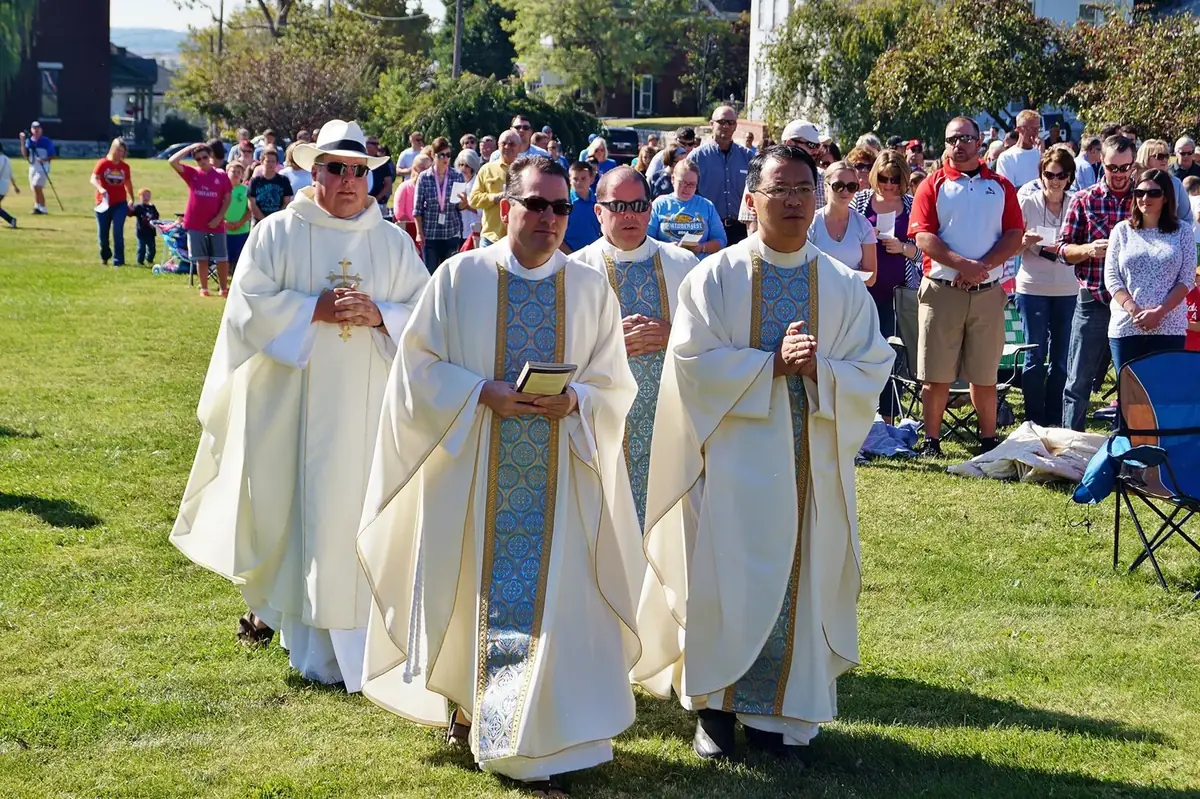 Mass in the Grass with St. Mary’s parish community
